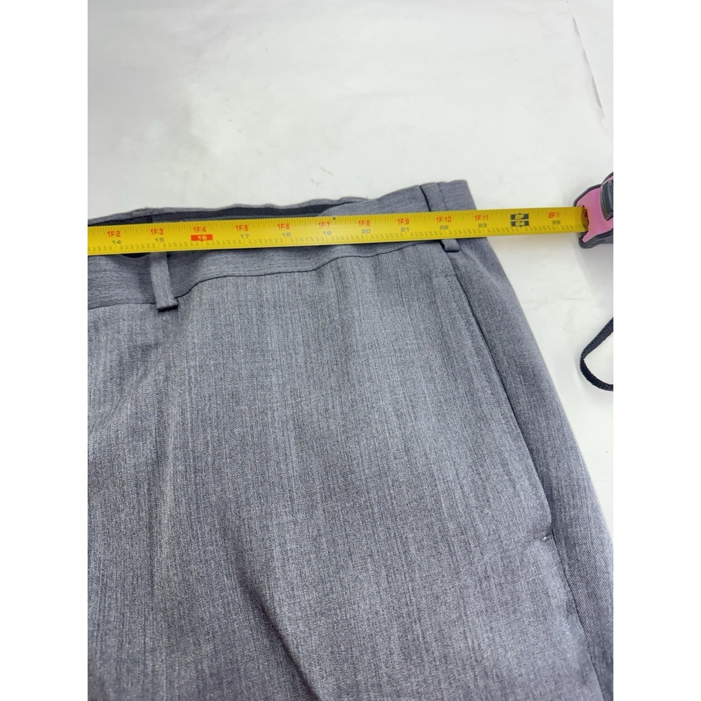 Egara Mens Dress Pants Trousers Wool Solid Size 48 Gray Business Suit - Picture 2 of 4